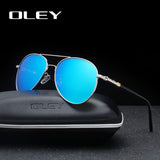 Classic Pilot Glasses Men Coating Mirror