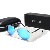 Classic Pilot Glasses Men Coating Mirror