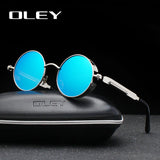 Color film punk sun glasses
