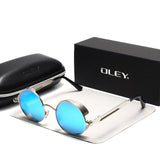 Color film punk sun glasses