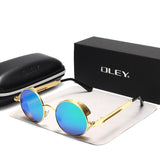 Color film punk sun glasses